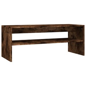 vidaXL Konferenčn&yacute; stol&iacute;k dymov&yacute; dub 100x40x40 cm spracovan&eacute; drevo