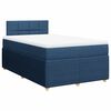 vidaXL Boxspring posteľ s matracom modr&aacute; 120x200 cm l&aacute;tka