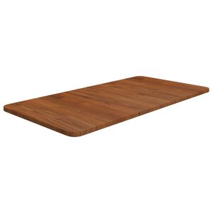 vidaXL K&uacute;peľňov&aacute; doska tmavohned&aacute; 80x40x1,5 cm o&scaron;etren&yacute; mas&iacute;v