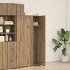 vidaXL Highboard dub artisan 70 x 42.5 x 185 cm Kompozitn&eacute; drevo