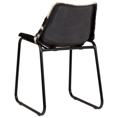 vidaXL Jedálenské stoličky, 6 ks, pravá kozia koža