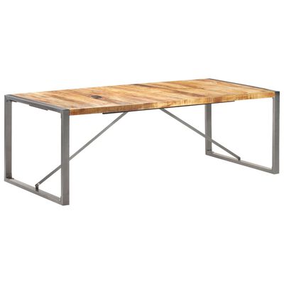 vidaXL Jedálenský stôl 220x100x75 cm masívne surové mangovníkové drevo