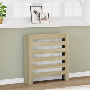 vidaXL Kryt na radi&aacute;tor dub sonoma 78x20x82 cm kompozitn&eacute; drevo