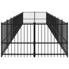 vidaXL Vonkajšia voliéra pre psy oceľová 16,89 m²
