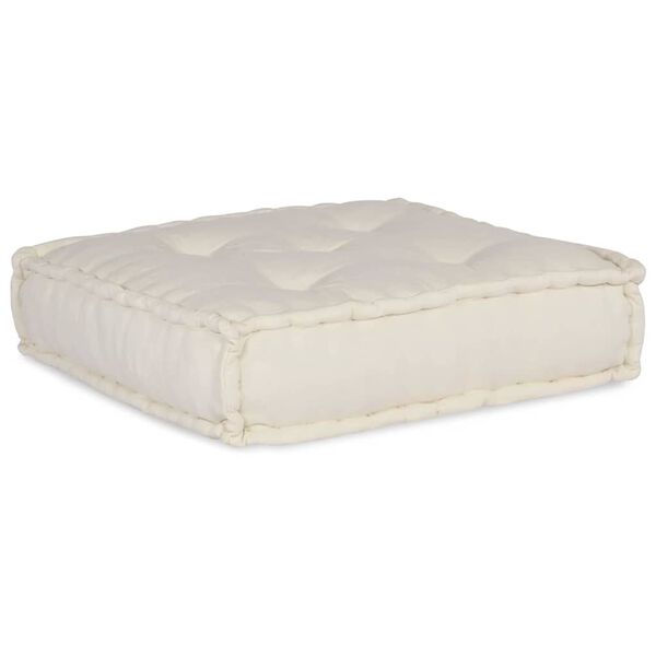 vidaXL Modulárna pohovka 4 pcs Krémová látka