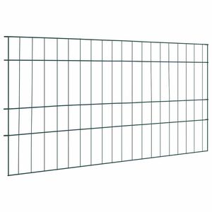 vidaXL Sada plotu pre rybn&iacute;k 5 pcs Zelen&aacute; 100 x 50 cm Oceľ