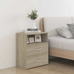 vidaXL Nočn&yacute; stol&iacute;k dub sonoma 50x32x60 cm