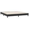 vidaXL Posteľn&yacute; r&aacute;m boxspring bez matracom čierny 180x210 cm zamat