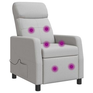 vidaXL Mas&aacute;žne relaxačn&eacute; kreslo Obl&aacute; &scaron;ed&aacute; L&aacute;tka
