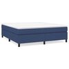 vidaXL Posteľn&yacute; r&aacute;m s boxspringom modr&yacute; 180x200 cm l&aacute;tka