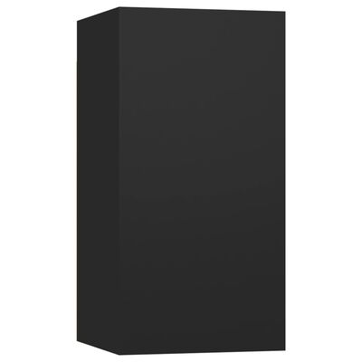 vidaXL TV skrinka, čierna 30,5x30x60 cm, kompozitné drevo