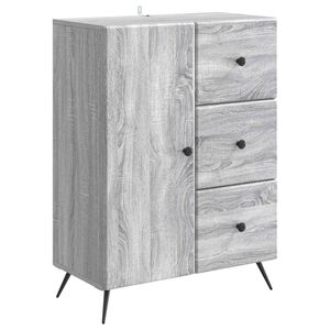 vidaXL Serv&iacute;rovacia skriňa Siv&aacute; sonoma 66 x 34,5 x 90 cm