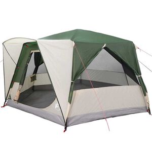 vidaXL Cabin Tent 7-Person so strechou Zelen&aacute; 400 x 350 x 212 cm