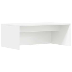 vidaXL N&aacute;stenn&yacute; st&ocirc;l Biela Kompozitn&eacute; drevo 80 x 45 x 30 cm