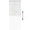 vidaXL Sprchov&aacute; roleta, 80x240 cm, vzor slov