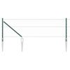 vidaXL Stĺp na plot. Zelen&aacute; 100 x 0,8 m (50 mm mriežka) Ocel a PVC