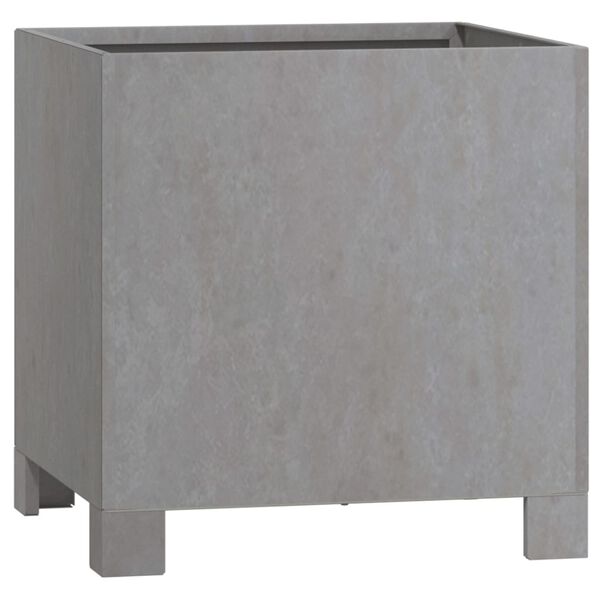 vidaXL Kvetináč s nohami hrdzavý 30x30x30 cm korténová oceľ