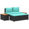 vidaXL Z&aacute;hradn&aacute; s&uacute;prava gaučov 4 -Seater 4 ks 55 x 30 x 39 cm