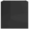 vidaXL N&aacute;stenn&eacute; TV skrinky 2 ks leskl&eacute; čierne 30,5x30x30 cm