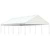 vidaXL Alt&aacute;nok so strechou, biely 11,15x5,88x3,75 m, polyetyl&eacute;n