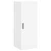 vidaXL Vysok&aacute; skrinka biela 34,5x34x180 cm spracovan&eacute; drevo