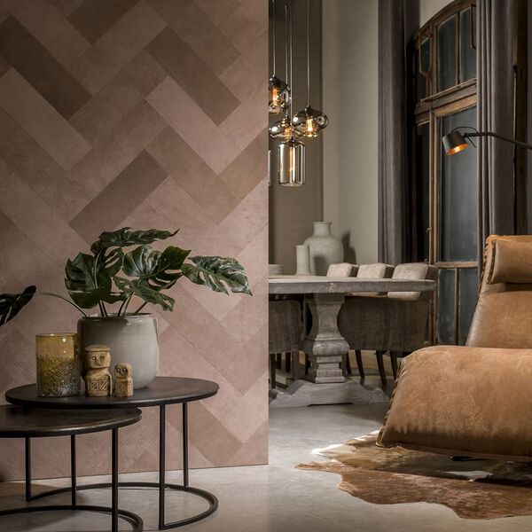 WallArt Kožen&eacute; dlaždice Stubbs dymov&eacute; sivohned&eacute; 16 ks