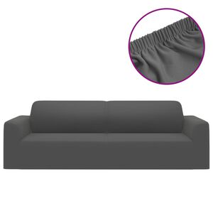 vidaXL Naťahovac&iacute; prehoz na 3miestnu pohovku antracit polyester Jersey