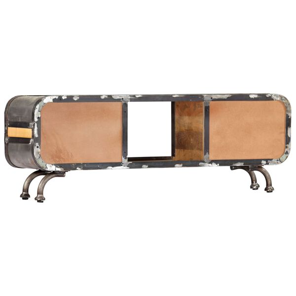 vidaXL TV skrinka 120x30x42 cm masívne mangovníkové drevo