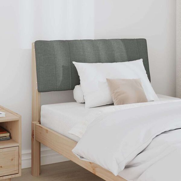 vidaXL Čal&uacute;nen&eacute; čelo postele Tmavo &scaron;ed&aacute; 80 cm Mas&iacute;vne borovicov&eacute; drevo