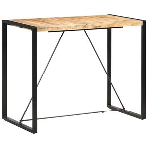 vidaXL Barov&yacute; stol&iacute;k 140x70x110 cm mas&iacute;vne mangovn&iacute;kov&eacute; drevo