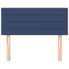 vidaXL Čelo postele modr&yacute; 90x5x78/88 cm l&aacute;tka