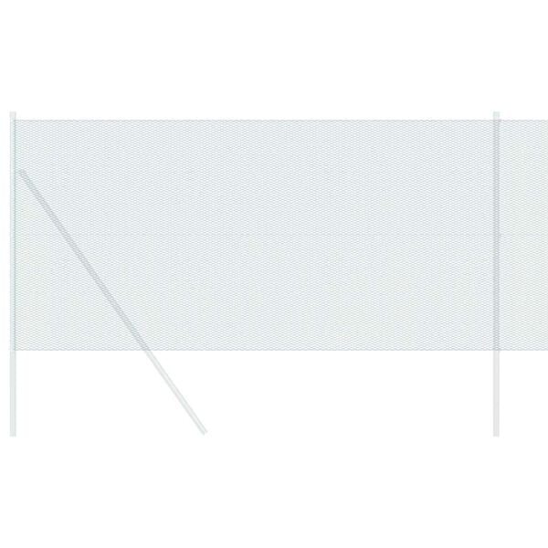 vidaXL Hexagonálny plot Zelená 1.4 x 50 m Oceľ