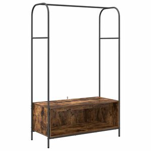 vidaXL Ve&scaron;iak na oblečenie Hned&yacute; dub 100 x 44 x 160 cm