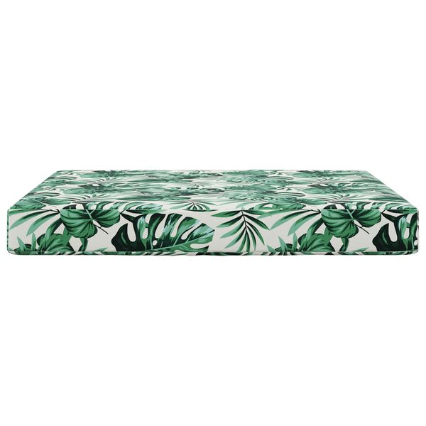 vidaXL Vank&uacute;&scaron; na vonkaj&scaron;iu pohovku Vzor listov 80 x 80 x 8 cm