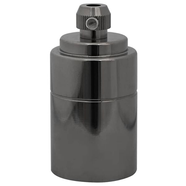 VidaXL držiaky lámp 2 ks lesklá čierna E27