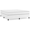 vidaXL Boxspring posteľ s matracom biela 180x200 cm umel&aacute; koža