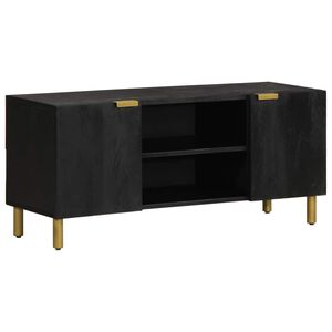 vidaXL TV skrinka, čierna 105x33x46 cm, kompozitn&eacute; drevo