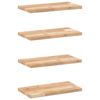vidaXL Pl&aacute;vaj&uacute;ce police 4 ks 60x20x2 cm neo&scaron;etren&eacute; mas&iacute;vne drevo ak&aacute;cia