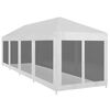 vidaXL P&aacute;rty stan s 10 sieťkovan&yacute;mi bočn&yacute;mi stenami 12x3 m