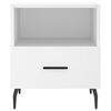 vidaXL Nočn&eacute; stol&iacute;ky 2 ks biele 40x35x47,5 cm kompozitn&eacute; drevo