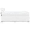 vidaXL Boxspring posteľ s matracom biela 140x200 cm umelá koža