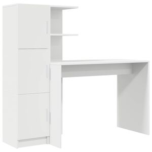 vidaXL St&ocirc;l Biela 133,5 x 50 x 124 cm 2 ks