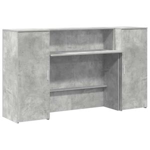 vidaXL Recepčn&yacute; st&ocirc;l bet&oacute;novo siv&yacute; 180x50x103,5 cm kompozitn&eacute; drevo