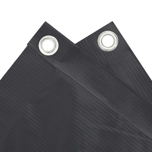 vidaXL Balk&oacute;nov&aacute; z&aacute;stena, antracitov&aacute; 300x75 cm, PVC