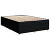 vidaXL Posteľn&yacute; r&aacute;m boxspring s matracom čierny 140x200 cm l&aacute;tka