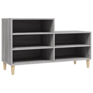 vidaXL Botn&iacute;k siv&yacute; dub sonoma 102x36x60 cm spracovan&eacute; drevo