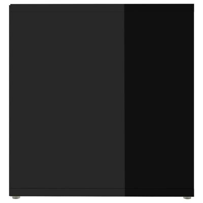 vidaXL TV skrinka, lesklá čierna 72x35x36,5 cm, kompozitné drevo