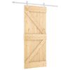 vidaXL Posuvn&eacute; dvere Pr&iacute;rodn&aacute; a biela 85 x 210 cm