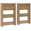 vidaXL Skriňa na top&aacute;nky 2 ks 60 x 18 x 90 cm Kompozitn&eacute; drevo