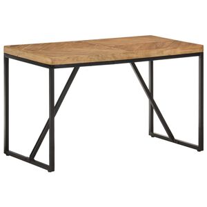 vidaXL Jed&aacute;lensk&yacute; st&ocirc;l 120x60x76 cm ak&aacute;ciov&yacute; a mangovn&iacute;kov&yacute; mas&iacute;v